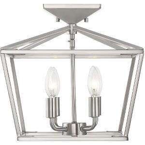 Savoy House Townsend 4 - Light Semi-Flush Mount in  Satin Nickel - 1 of 4