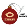 University of Chicago Maroons Logo Wood Christmas Tree Holiday Ornament - 2 of 4