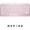 Logitech MX Keys Mini Minimalist Wireless Illuminated Keyboard, Compact, Bluetooth, USB-C - Rose - Wireless Connectivity - Bluetooth - 32.81 ft - image 3 of 4