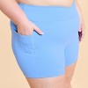 Blogilates Women's Criss Cross Scrunch Bike Shorts - 3 of 3