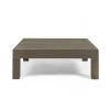 Nertpow Left Corner Patio Bench with Coffee Table ¨C White - 4 of 4
