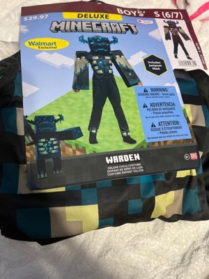 Minecraft Villager Costume For Kids - Official Deluxe Costume With Robe & Headpiece (Size 4-6)