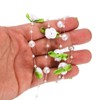 Unique Bargains Exquisite Craft Embellishments Artificial Pearl Wire Garland for Party 2 Pcs - 3 of 4
