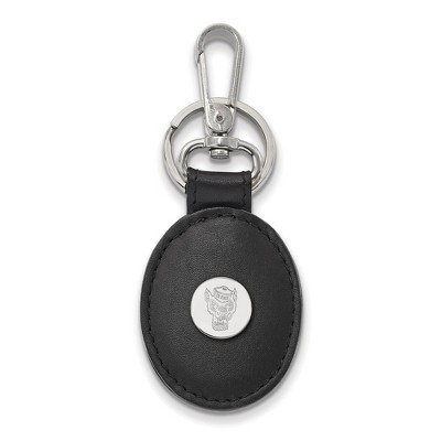 Black Bow Jewelry Sterling Silver North Carolina State Wolfpack NCAA Key Chain