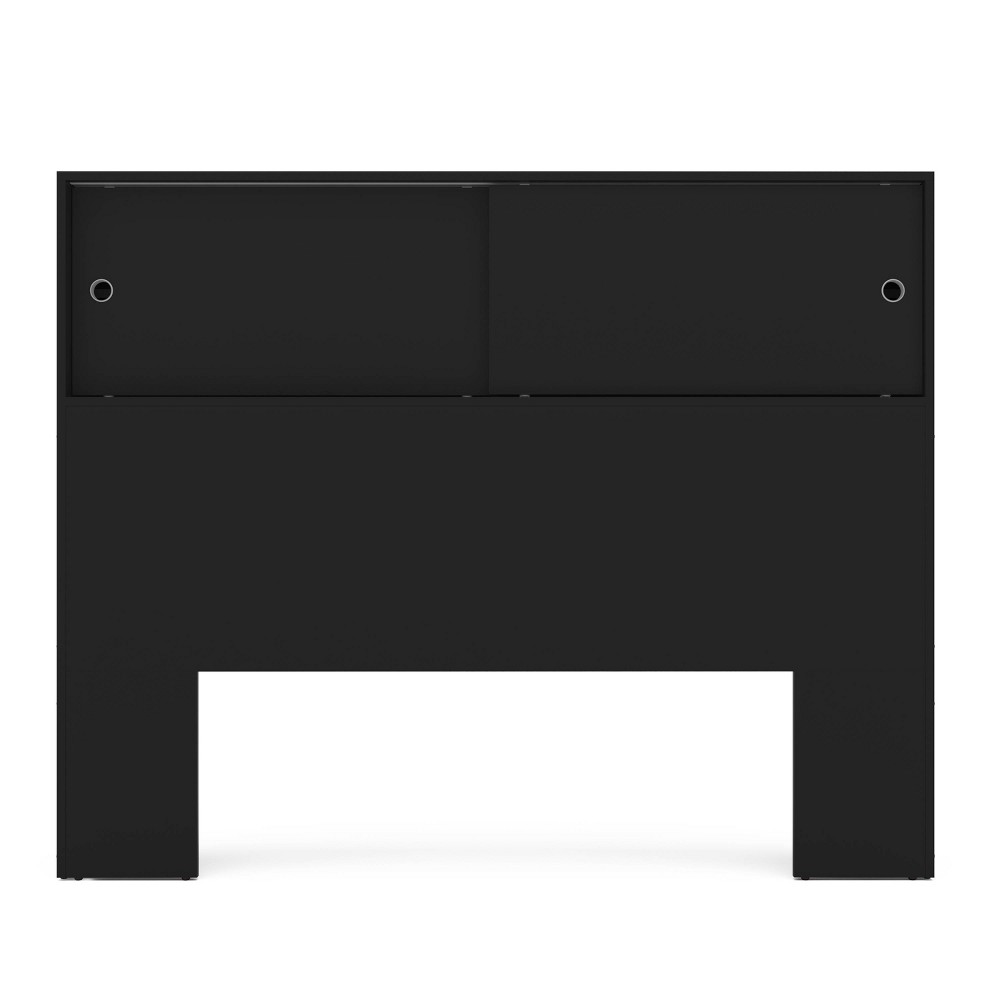 Full Victoria Storage Headboard Black - Polifurniture