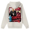 Lost Boys David Vampires Everywhere Poster Art Long Sleeve Sand Adult Hooded Sweatshirt - 4 of 4