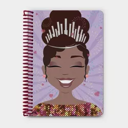 Ruled Designer Journal Ms Glitters N Goals - The DynaSmiles by DNT