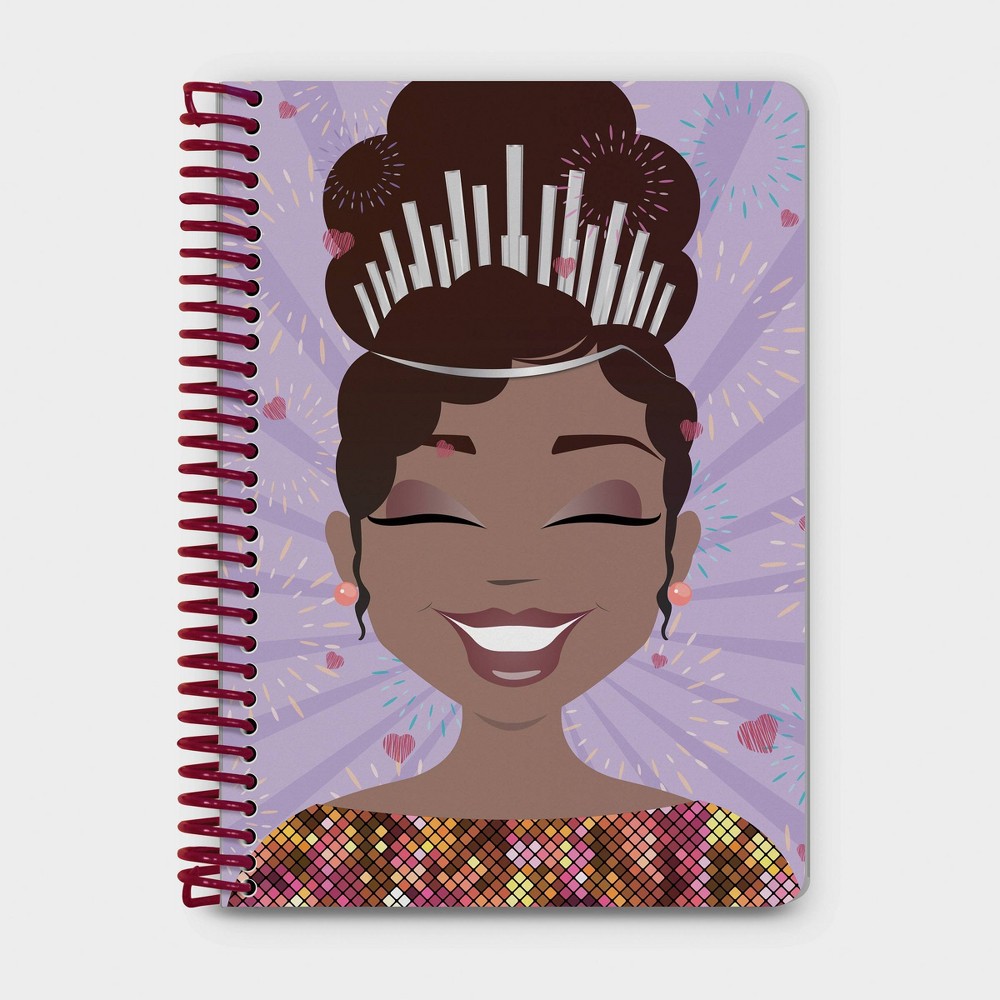 Photos - Notebook Ruled Designer Journal Ms Glitters N Goals - The DynaSmiles by DNT