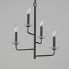 Maxim Lighting Madeira 4 - Light Chandelier in  Anthracite - 2 of 4