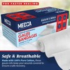 MEDca Medical Grade Gauze Bandage Rolls - Stretch Bandage Wrapping for Dressing all Types of Wounds and First Aid Kits - 2 of 4