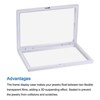 Unique Bargains Floating Frame Display Holder Stand Box Jewelry Box 3 Pcs - 4 of 4