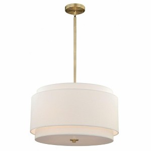 Vaxcel Burnaby 4 - Light Pendant in  Matte Brass - 1 of 4