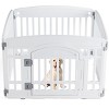 LAOTIES 4-Panel Adjustable Folding Dog Playpen,Portable Pet Fence for Small And Medium Dogs,Indoor And Outdoor Use - 4 of 4