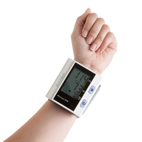 Wrist Blood Pressure Monitor Machine Digital Automatic BP Cuff Monitors  Home Use