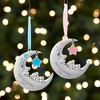Personalization Mall Baby's 1st Christmas Moon Boy Ornament, 2024 - 3 of 3