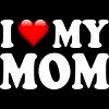 Women's Design By Humans I Love My Mom Bold Text By ArmyTee Racerback Tank Top - 2 of 2