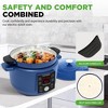 NutriChef 6 Qt Electric Dutch Oven, 5-in-1 Cast Iron Pot with Lid - 2 of 4