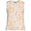 Lands' End Women's Fine Gauge Eyelash Printed Sleeveless Sweater - 3 of 4