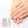 Unique Bargains Women's Short Almond Fake Nails Gray White 1 Pc - 2 of 4