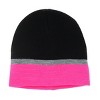 Polar Wear Girl's 3-6 Color Block Winter Beanie Scarf and Gloves Set - 3 of 4