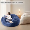 Inhand Memory Foam Filled 2-in-1 Bean Bag Chair With Soft Removeable Cover - Convertible Bean Bag Bed - 4 of 4
