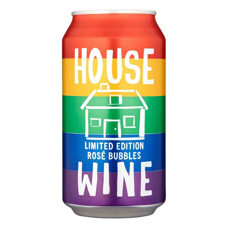 House Wine Ros&#233; Bubbles Wine - 355ml Can, 1 of 9