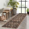 Metro Collection Area Rug - Non Slip, Stain Resistant, Washable Floral Design, Ideal for High Traffic Areas In Living Room, Bedroom - 3 of 4