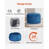 VEVOR Bean Bag Chair, Round BeanBag Chair with Removable & Washable Cover for Adult, Dutch Velvet & High-Density Foam Filling Adult Bean Bag, Blue - 4 of 4
