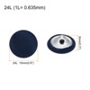 Unique Bargains Blouses Sweater Round Aluminum Cotton Fabric Cloth Covered Buttons 10 Pcs - 2 of 4