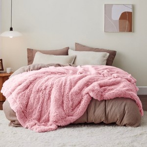 Bedsure | PV Fleece Blanket  a Chic Addition with Brushed Longfur - 1 of 4