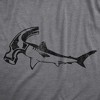 Mens Hammer Head Shark T Shirt Funny Shark Week Tool Joke Tee For Guys - Crazy Dog Men's T Shirt - 2 of 4