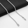 Gold Stainless Steel Rope Chain Necklace Hip Hop Men Women Ginger Lyne Collection - 4 of 4
