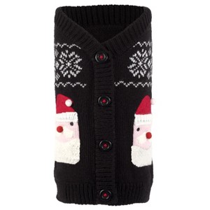The Worthy Dog Santa Pullover Cardigan Sweater - 1 of 1