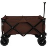 Grungis Park Garden Wagon Cart,Shopping Cart with Wheels,Utility Cart for Camping,Shopping - 2 of 4