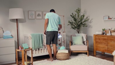 PureBaby Portable Gray HEPA Air Purifier with Adjustable Clamp