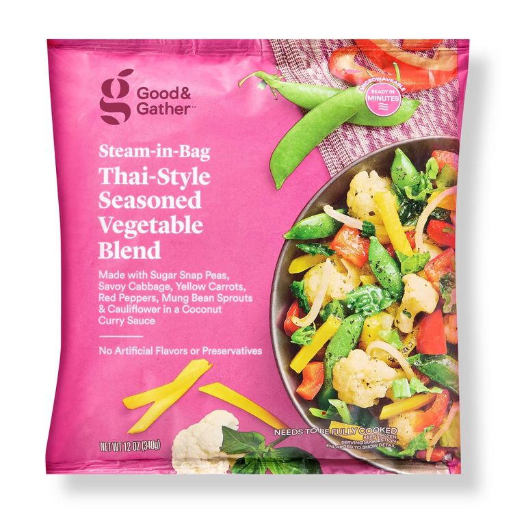 Frozen Thai-Inspired Seasoned Vegetable Blend - 12oz - Good &#38; Gather&#8482;, 1 of 4