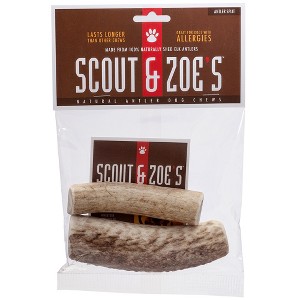 Scout & Zoe's: Elk Antler Splits - Dog Chews, Exposed Marrow Pet Treat, All Ages - 1 of 4