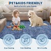 Acekool Washable Area Rug, Non-Slip Modern Carpet for Living Room, Bedroom, Dining Room, Playroom, Office, Low Pile, Soft - 4 of 4