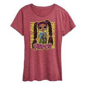 Women's - LOL Surprise! - Fierce Graffiti Short Sleeve Graphic T-Shirt - 1 of 4