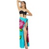 LA LEELA Women's Long Vacation Beachwear Swimsuit Wrap Sarong Swimwear Cover up Wraps One Size Multicolored, Floral - image 4 of 4