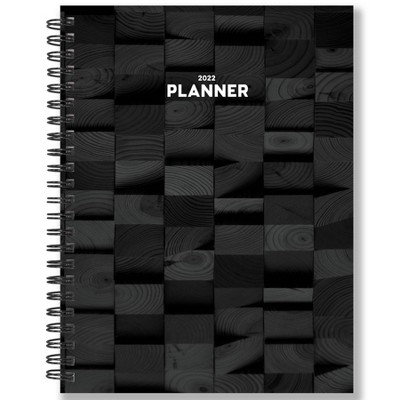 2022 Planner Weekly/Monthly Wood Blocks Medium - The Time Factory