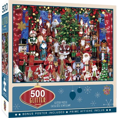 MasterPieces Inc Holiday Festivities 500 Piece Glitter Jigsaw Puzzle