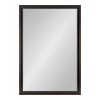 Kate and Laurel Havana Plastic Rectangle Mirror, 27x39, Black - 2 of 4