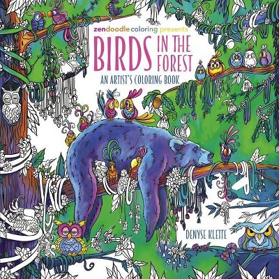 Simply Satisfying Large Print Coloring Book: Birds In The Trees by  Coloringship Studio