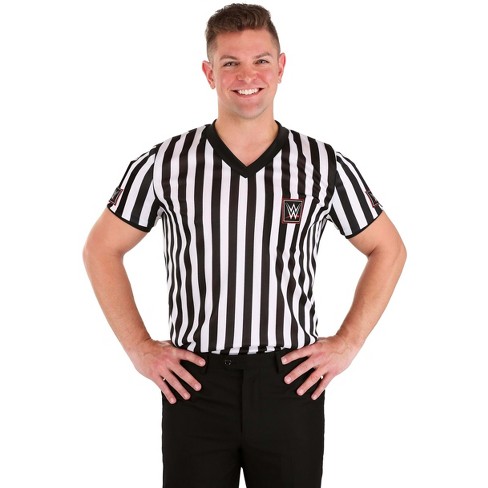 Men's Referee Halloween Costume M, Black and White 