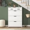 CIPACHO Narrow Large Shoe Storage Cabinet 3 Flip Drawers 2 Top Drawers for Entryway Hallway - 4 of 4