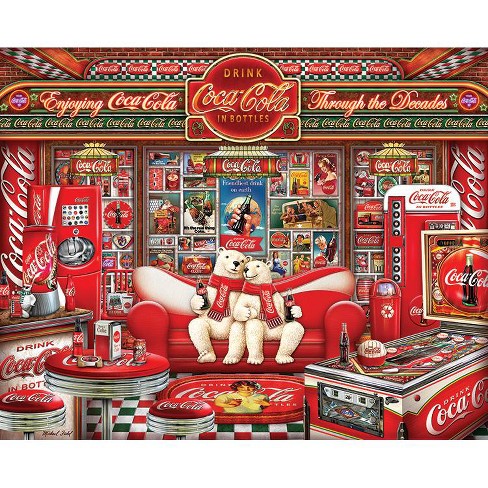 Coca-cola Memories Coke Vintage Machine Juke Box 1000 Pc Jigsaw Puzzle 24 X  30 Majestic Puzzles 70-10951 -  Sweden