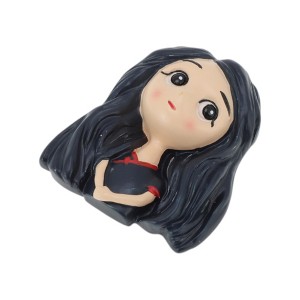 Unique Bargains Decorative Magnets Magnetic Fridge Sticker Irregular Shape Resin Lilac Beige 1Pc - 1 of 3