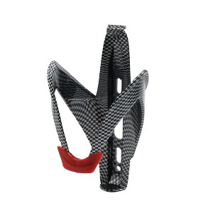 Unique Bargains Carbon Fiber Pattern Water Cup Bottle Cage Drink Rack Holder Black 1 Pc - 1 of 4