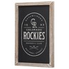 MLB Colorado Rockies Baseball Framed Sign Panel - 2 of 4